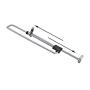 BFY Household Appliances .Telescopic Rail Pull-Out Wardrobe Clothes Hanger(25cm)