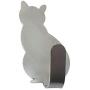 10pcs Random Color Wall Mounted Stainless Steel Cat Shape Hooks Coat Robe Hanging Hook Home Door Clothes Hanger Cat Key Decorative