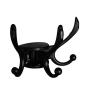 NIHAI Stainless Steel Stick Wall Mounted Hook, Self-Adhesive Strong Towel Hook Wall Hook Stainless Steel Without Drilling Multi Hangers Rotating Hook