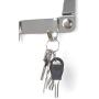 Dseap Over The Door Hook Hanger, Over The Door Towel Rack, for Coat Clothes Hat Towel Bathroom, Chromed, 2 Packs