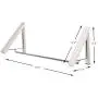 Clothes Hanger - Folding Retractable Clothes Racks| Wall Mounted Clothes Drying Rack| Home Storage Organiser Space Savers for Living Room/Bathroom/Bedroom/Office, Easy Installation - 2 Pack Clothes Hanger - Folding Retractable Clothes Racks| Wall Mounted Clothes Drying Rack| Home Storage Organiser Space Savers for Living Room/Bathroom/Bedroom/Office, Easy Installation - 2 Pack