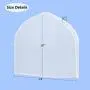 KEEGH Garment Shoulder Covers Bag(Set of 12) Breathable Closet Suit Organizer Prevent Clothes Shoulder from Dust, 2" Gusset Hold More Coats, Jackets, Dress