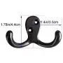 10Pcs Coat Hooks Hardware Wall Hooks Heavy Duty Hooks for Hanging Coats Double No Rust Hooks Wall Mounted for Key, Towel, Bags, Cup, Hat 10Pcs Coat Hooks Hardware Wall Hooks Heavy Duty Hooks for Hanging Coats Double No Rust Hooks Wall Mounted for Key, Towel, Bags, Cup, Hat