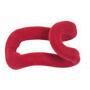 20pcs Mini Flocking Clothes Hanger Home Easy Hook Closet Organizer Hanging Hook Random Color