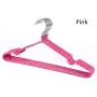Inveroo 30 Pcs/lot Colorful Thick PVC Coated Metal Clothes Hanger, Space Saving Non Slip Shirts Dress Coats Hangers Rack 40cm