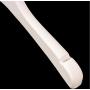 KonanAI15 Non-Slip Wooden Hangers Adult Womens Wear White Solid Wood Non-Slip Clothes Hanger
