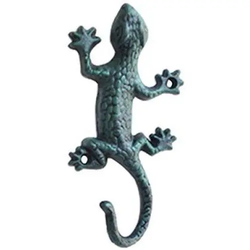 Wall Mount Cast Iron Gecko Shaped Hook Coat Hat Clothes Hanger/Cast Iron Decorative Wall Hook - Gecko Hook Hanger Holder Coat Apron Hat Towel Wall Hook, Wall Hanging Decoration Hook Wall Mount Cast Iron Gecko Shaped Hook Coat Hat Clothes Hanger/Cast Iron Decorative Wall Hook - Gecko Hook Hanger Holder Coat Apron Hat Towel Wall Hook, Wall Hanging Decoration Hook