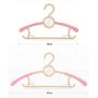 Drying Rack Childrens Hanger Baby Baby Home Anti-Skid Multi-Function Thickening Childrens Clothes Hanging Clothes Hanger Storage Artifact 10 Pack FANJIANI (Color : Pink)