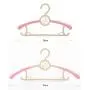 Drying Rack Childrens Hanger Baby Baby Home Anti-Skid Multi-Function Thickening Childrens Clothes Hanging Clothes Hanger Storage Artifact 10 Pack FANJIANI (Color : Pink)