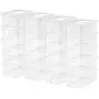 Mainstays 5 Quart Shoe Boxes Storage, Clear, 20 Pack Mainstays 5 Quart Shoe Boxes Storage, Clear, 20 Pack