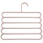 Yeldou S Shaped Hangers,5 Tiers/Layers Sturdy Clothes Hangers for Saving Space,Traveling