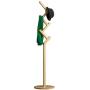 Living Room Floor Coat Rack Multicolor Clothes Rack Multi-Functional Hanger (Color : Wood Color)