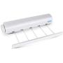 Retractable Clothesline 5-Line Dryer | Indoor or Outdoor Use | Hang Wet or Dry Laundry - Wall Hanger Retractable Indoor Clothes Hanger Magic Drying Rack (5-Lines)
