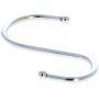 MroMax Metal S Hooks 2.52'' x 2.52''(L x W), S Shaped Hook Hangers for Kitchen Bathroom Bedroom Storage Room Office Outdoor Multiple Uses, Silver 8pcs