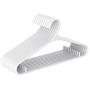 10PCS White Wide Shoulder Cloth Hanger Hook Clothing & Wardrobe Storage Hangers Hanging Hook