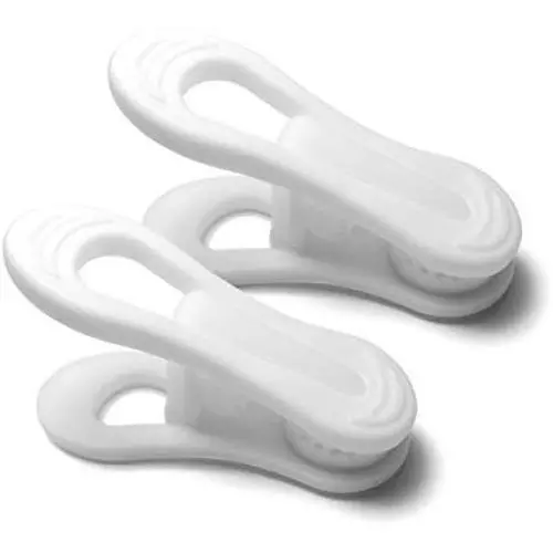 RYPHER New Plastic Hanger Clips, 20 Pack Hanger Clips for Plastic Hangers [Laundry Clips] Clothes Clips for Use with Plastic Clothes Hangers. Made in The USA with 100% Fully Recyclable Plastics.