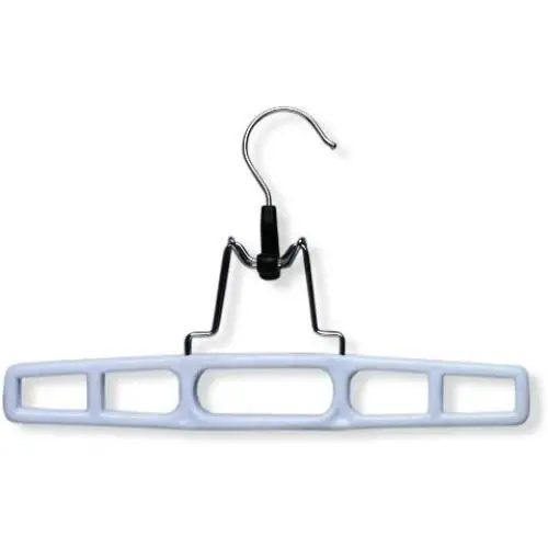 Honey-Can-Do HNG-01326 Plastic Pant Hanger with Clamp, 12-Pack Honey-Can-Do HNG-01326 Plastic Pant Hanger with Clamp, 12-Pack