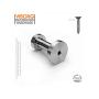 viborg (4 pieces Deluxe Solid Sus-304 Stainless Steel Bathroom Bath Single Towel Robe Hook Holder Kitchen Towel Hanger Hooks XS-894-4
