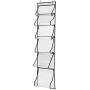 MISSLO Over Door Organizer for Handbags, Caps, Accessories (White)