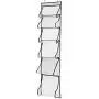 MISSLO Over Door Organizer for Handbags, Caps, Accessories (White)