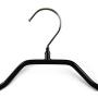 Mawa by Reston Lloyd BodyForm Series Non-Slip Space-Saving Extra Wide Clothes Hanger For Jackets, Suits & Coats, Style 46/L, Set of 5, Black