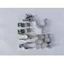 Americas Fence Store Residential Gate Kit (2) 1-5/8" Female Hinges (2) 2-1/2" Male Hinges (1) 1-5/8" Latch Hanger (1) 2-1/2" Fork Latch (6) Carriage Bolts