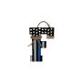 Thin Blue Line Initial Wreath | Police Officer Door Hanger, Thin Blue Line | Thin Blue Line Flag | Patriotic Thin Blue Line | Deputy Thin Red Line | Peace Officer Initial Door Hanger | Blue Line