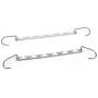 10pcs Clothes Hanger Multifunctional Space Saving Clothes Hanger with Hook Magic 6Hole Cloth Closet Organizer Iron Clothes Drying Rack