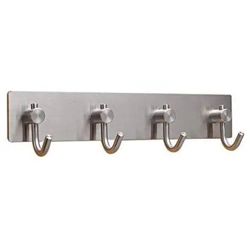 Csdyx Stainless Steel Coat Hook Stainless Steel Coat Seamless Hook Hook Bathroom Hook Door Clothes Single Hook Wall Hanger G-10.24 (Size : 4 Hook) Csdyx Stainless Steel Coat Hook Stainless Steel Coat Seamless Hook Hook Bathroom Hook Door Clothes Single Hook Wall Hanger G-10.24 (Size : 4 Hook)