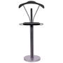 Standard Clothes Hangers Valet Suit Coat Stand Home Organizer Wood and Metal Black