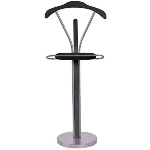 Mybesty Valet Suit Coat Stand Clothes Hanger Men Suit Rack Organizer Wood & Metal Home Mybesty Valet Suit Coat Stand Clothes Hanger Men Suit Rack Organizer Wood & Metal Home