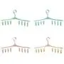 Cabilock Clothes Hanger 4pcs Creative 8 Clips Wind Buckle Multi-Purpose Hanger Plastic Clothes Drying Rack Socks Underwear Drying Rracks(Assorted Color) Cabilock Clothes Hanger 4pcs Creative 8 Clips Wind Buckle Multi-Purpose Hanger Plastic Clothes Drying Rack Socks Underwear Drying Rracks(Assorted Color)