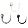 Gloryelenxs 2pcs U-Shaped Iron Curtain Hooks Window Drapery Tie Backs Hanger Household Accessories