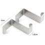 10PC Door Hook Stainless Kitchen Cabinet Clothes Hanger Decoration