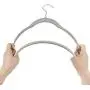 ZENSTYLE 100 Pack Ultra Thin Velvet Hangers - Non Slip Clothes Suit Hangers, 360 Degree Swivel Hook, Velvet Flocked Surface