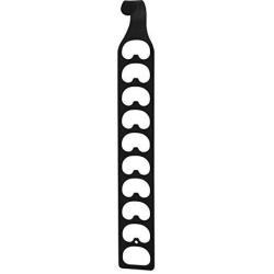 EvaroFly Multipurpose Large Capacity Folding Hanger, Stainless Steel Household Storage Clothes Hanger - Save Space -Black 1 Pc