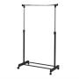 Adjustable Rolling Garment Rack Heavy Duty Clothes Hanger Portable Rail Rack New