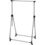 Tatkraft Halland Adjustable Clothes Rack, Hanger on Wheels, Foldable Garment Rack, Chromed Steel, 35 x 19.3 x 39-65.7 in Tatkraft Halland Adjustable Clothes Rack, Hanger on Wheels, Foldable Garment Rack, Chromed Steel, 35 x 19.3 x 39-65.7 in