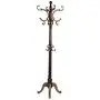 European Style Solid Wood Coat Racks Indoor Landing Bedroom Hangers Modern Assembly Home Clothes Hanger 180cm ( Color : Brown )