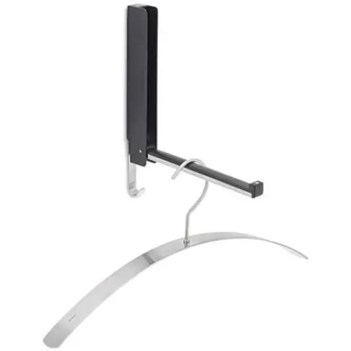 Blomus Lanca Valet Flip-Down Wall Mounted Coat Hook, Stainless Steel (63262) Blomus Lanca Valet Flip-Down Wall Mounted Coat Hook, Stainless Steel (63262)