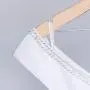 Ella Celebration Bride Wedding Dress Hanger Natural Wood, Wooden and Wire Hangers for Dresses (Natural Wood Silver Wire)