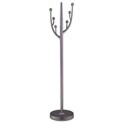 Floor Hanger Leqi Fashion Coat Rack Hanger Floor Tree Clothes Rack Floor Hangers Bedroom Simple Modern Silver Multifunctional Coat Rack (Color : Gray)