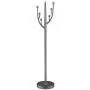 Floor Hanger Leqi Fashion Coat Rack Hanger Floor Tree Clothes Rack Floor Hangers Bedroom Simple Modern Silver Multifunctional Coat Rack (Color : Gray)
