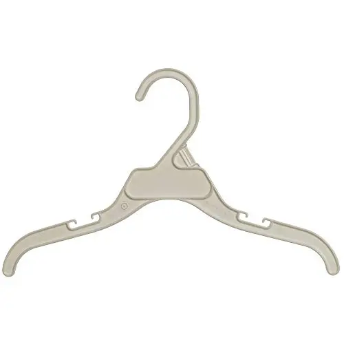 Mainetti 496 White All Plastic Hangers With Notches For Straps, Great For Shirts/Tops/Dresses, 12-Inch (Value Pack Of 500) Mainetti 496 White All Plastic Hangers With Notches For Straps, Great For Shirts/Tops/Dresses, 12-Inch (Value Pack Of 500)