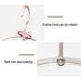 XMZFQ Clothes Hangers 360 Degree Swivel Hook Suit Hangers Aluminum Heavy Duty Clothing Hangers for Coats Jackets Pants Dress Clothes(10 Pack)