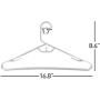 Best Wide Shoulder Heavy Duty Plastic Hangers, USA Made Strong and Long Lasting Hangers, Set of 20 Best Wide Shoulder Heavy Duty Plastic Hangers, USA Made Strong and Long Lasting Hangers, Set of 20