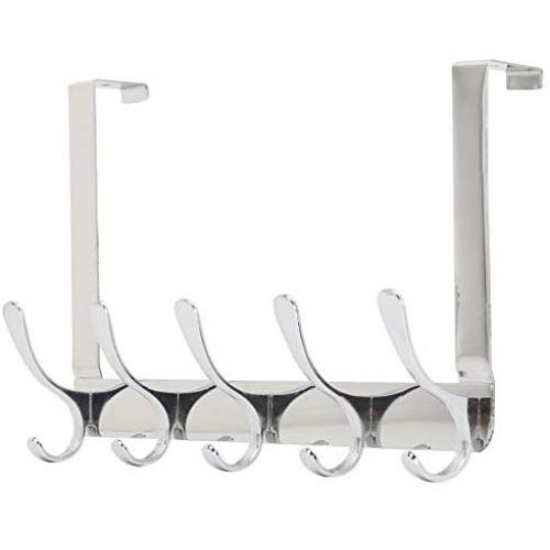 Dseap Over The Door Hook Hanger, Heavy Duty Over The Door Towel Rack Coat Rack for Clothes Hat Towel, Chromed Dseap Over The Door Hook Hanger, Heavy Duty Over The Door Towel Rack Coat Rack for Clothes Hat Towel, Chromed