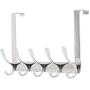 Dseap Over The Door Hook Hanger, Heavy Duty Over The Door Towel Rack Coat Rack for Clothes Hat Towel, Chromed Dseap Over The Door Hook Hanger, Heavy Duty Over The Door Towel Rack Coat Rack for Clothes Hat Towel, Chromed