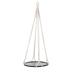 Hand-woven Baskets, Nets, Flower Pots, Woven Wood, Lace Hangers, Sturdy And Durable Space, Practical Pocket, Suitable For Garden Courtyard Balcony