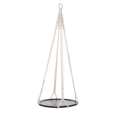 Hand-woven Baskets, Nets, Flower Pots, Woven Wood, Lace Hangers, Sturdy And Durable Space, Practical Pocket, Suitable For Garden Courtyard Balcony